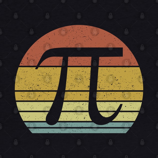 Retro Vintage Sunset Pi Day Design for Math Geeks by eliteshirtsandmore